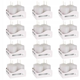  Hagyományos paraffin gyertya nincs / szagtalan Aura 4 db.