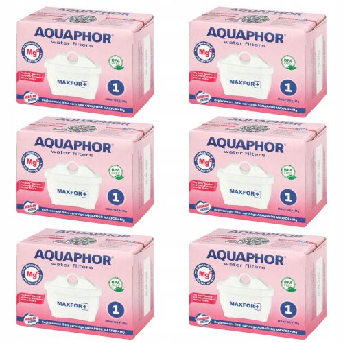 Vízszűrő utántöltés - Szűrőszűrő Aquafor Maxfor+ magnézium x6