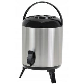   Termosz, hőtároló - Metlex 1 termosz italokhoz, 7,5 l, fekete, ezüst