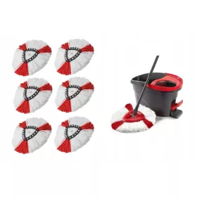   HIRDETÉS KIEGÉSZÍTŐK kerek6 forgó felmosó betét, 38 cm