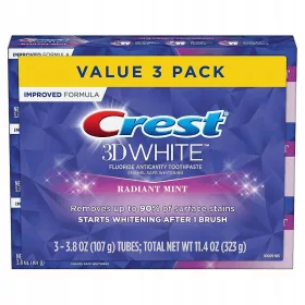   Fogkrém gyerekeknek - Crest 3D White Radiant Mint paszta 3 csomag