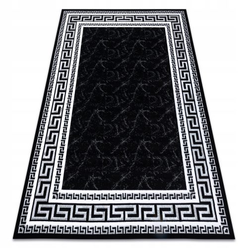 Szőnyeg - Glamour szőnyeg 120x170 görög keret fekete #at3461