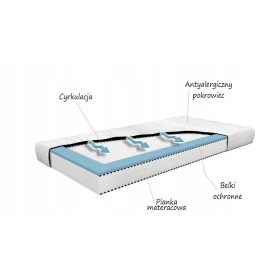   Gyerek matrac - 120x170 cm, többszínű gyermek szőnyeg csillagokkal