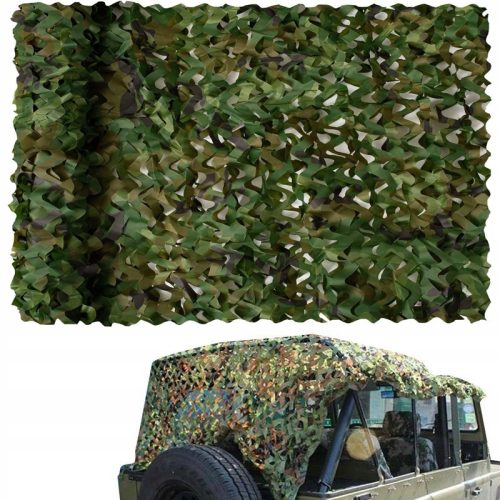 Maszkoló hálózat - Military Garden terepszínű háló 2x4 terepszínű