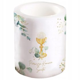  GYERTYA/LÁMPÁS illatú úrvacsora kehely 12x10cm