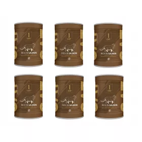   Konzerv macskáknak - 1 cat gazdag lazac lazacban 6x400g gabonafélék nélkül