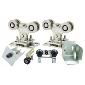 Görgős kocsi tolókapuhoz 70x70 szett