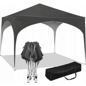  KERTI PAVILON UV 50+ Pop-Up PE szürke 3x3x2,5