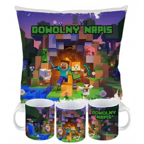  MINECRAFT BÖRÉS PÁRNA SZETT AJÁNDÉK JÁTÉKOSNAK