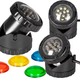   Tóvilágítás - Színes LED -lámpák egy tóhoz és kerthez