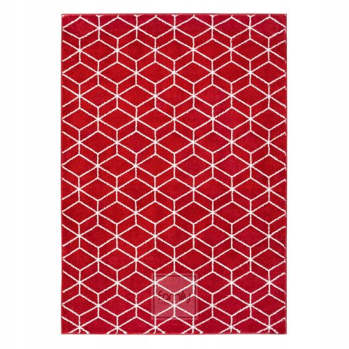Szőnyeg - 250x350 cm melange zöld fekete szőnyeg a padlóburkolatról
