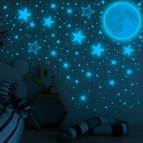   Gyermek falragaszok - Fluoreszkáló falmatrica, amely 435 db -ot izzó