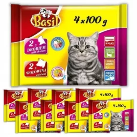   Konzerv macskáknak - Macskás étel baromfi és marhahús bazsalikommal XL 3,6 kg