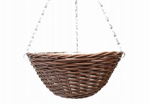  Dixiestore virágcserép 14 cm x 31 x 14 cm átmérőjű 31 cm műanyag barna és bézs árnyalatú