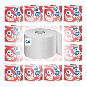   Vécé papír - Eco Biel WC -papír hulladék papír 68m 16 görgők