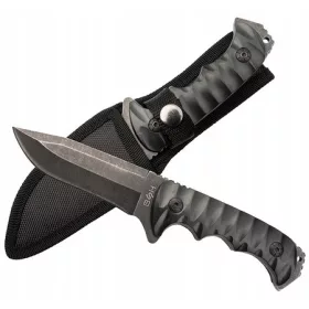   Kés, machete - Teljes tangkés taktikai bushcraft túlélési EDC