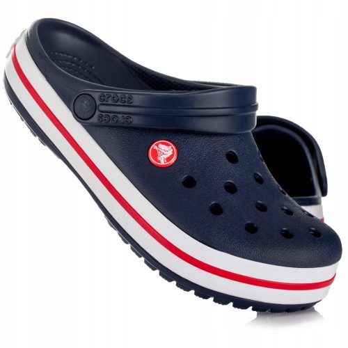 Baba papucs - Crocs Crocband Navy/Piros szárnyak