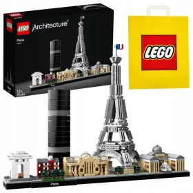    LEGO Architecture 21044 Párizs + LEGO 6315792 VP közepes papírzacskó