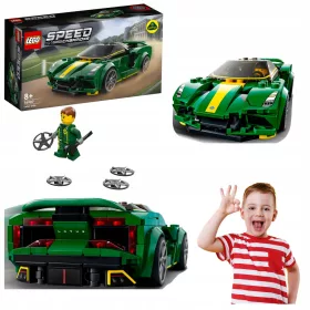    LEGO Technic Bricks lego speed bajnok gyors zöld versenyautó 2 az 1-ben autófigurával 7690751