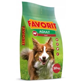   Száraz kutyaeledel - Faverit marhahús 10 kg egy kutya számára