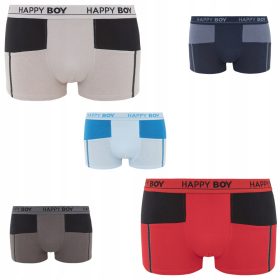   Gyermek bugyi, boxer - 5x gyermekek bokszolói pamutfiú 6 éves