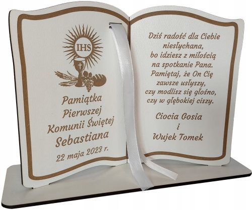  AZ ELSŐ SZENTÁLDOZÁS EMLÉKJEGY, METSZETES KÖNYV
