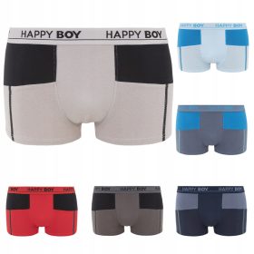   Gyermek bugyi, boxer - FIÚ PAMUT BOXER GYERMEKEKNEK, 6 CSOMAG