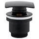 Négyzet alakú kattanós dugó LIVENO MURO CLIK-CLAK fekete