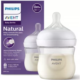  Bébiüveg - Avent természetes 3 válasz anti -kolonel palack 125 ml