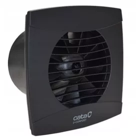   Fürdőszoba ventilátor - Fürdőszoba ventilátor CATA UC-10 STD Fekete SZELEP