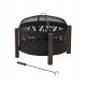  KERTI TŰZSZÖRÖK NAGY GRILL 78cm ACÉL PREMIUM TÜZSZÖRÖG SUNJOY