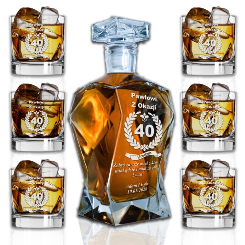  Születésnapi ajándék whiskys pohár gravírozással – Egyedi ajándék