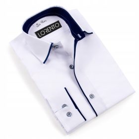    Lorento gyerek ing hosszú ujjú pamut fehér 128-as méretben