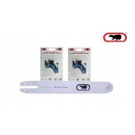    Baribal B35-13-38-074 fűrészvezető + 2× Baribal fűrészlánc 3/8 1,3 mm 50 link