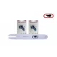  Baribal B35-13-38-074 fűrészvezető + 2× Baribal fűrészlánc 3/8 1,3 mm 50 link