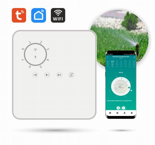  WiFi öntözővezérlő 8 szekciós