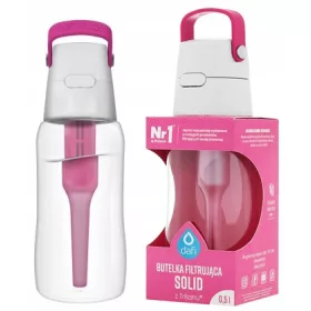   Vízszűrő palack - Dafi szilárd 0,5l dafi szűrő palack rózsaszín