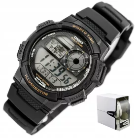    Casio gyerek karóra fiúnak + BOX + GRAVING digitális ébresztő dátum kijelzés