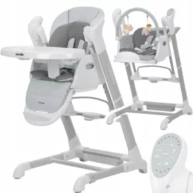    Carello etetőszék 100 x 57 x 97 cm + Septona Baby Dermasoft Family Kamilla nedves törlőkendő 1 x 12 db.