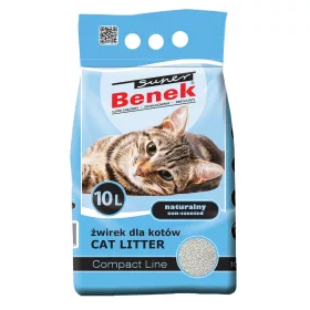   Alom nyulaknak és kis rágcsálóknak - Super Benek Compact Natural alom 10l kék