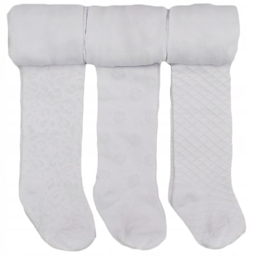Gyermek harisnya - 3 Packa Birtle Jacquard harisnya r.80-86 pamut
