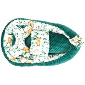   Egy fészek, egy gubó a babának - Nagy szett kókuszgondó párna pillangó minky minták