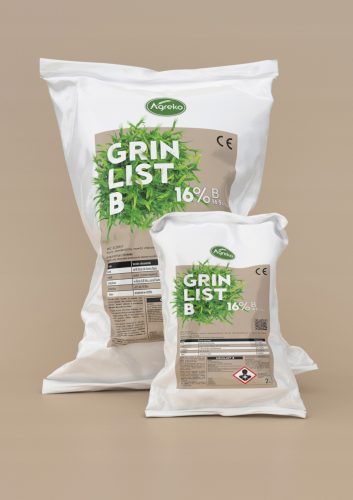  Lombtrágya Grinlist Bor 10kg, nem ADOB és INTERMAG