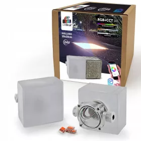    LedBruk világító térburkoló kövek LED Holland 10x10 RGB+CCT BC 2700K~BZ 6500K