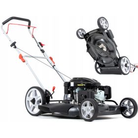   Benzines fűnyíró - Nagy fém belső égésű fűnyíró 55 cm kosár nélkül