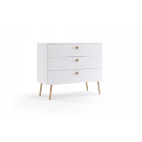  StiloMeble BOHO komód 100 x 42 x 85 cm matt fehér