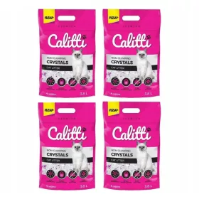   Alom nyulaknak és kis rágcsálóknak - Calitti kristály -szilikon alom 4x 3,8l szett