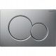 Geberit Sigma01 ezüst WC-öblítő gomb