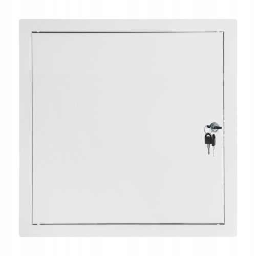 Ellenőrző ajtó - FEHÉR FÉM REVISIONAJTÓ 60X60 KULCS
