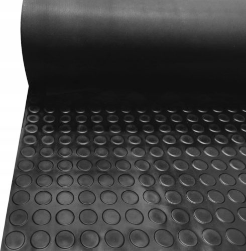 Gumisszőnyeg 83cm x 120cm fekete 3 mm